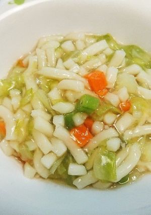離乳食後期～うどんと野菜煮込み-レシピのメイン写真