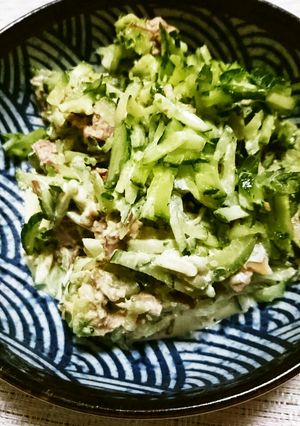 鯖缶ときゆうりのマヨネーズ和え-レシピのメイン写真
