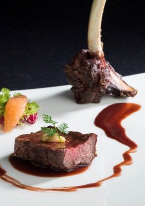 シカ肉のソテー赤ワイン風味のジビエソース-レシピのメイン写真