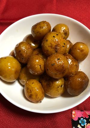 小粒の新じゃがの煮っころがし-レシピのメイン写真