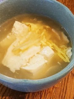 豆腐と生姜のスープ-レシピのメイン写真