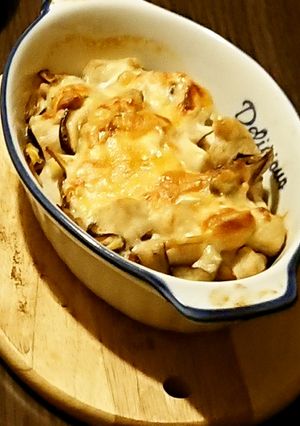 鶏肉ときのこの明太ソース焼き-レシピのメイン写真