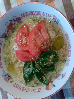 オリーブオイルが香る冷やし塩ラーメン-レシピのメイン写真