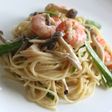 海老とアスパラのチーズクリームパスタ☆