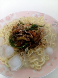 麻婆茄子のっけ冷製ラーメン-レシピのメイン写真