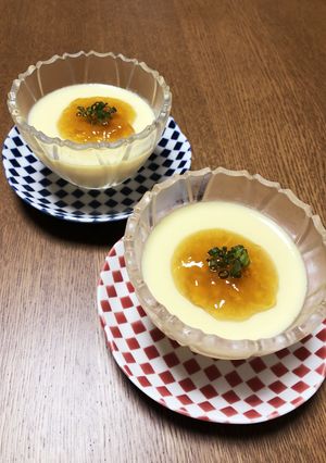 材料3つで絶品卵豆腐-レシピのメイン写真