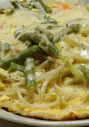 カット野菜で簡単！スパニッシュオムレツ-レシピのメイン写真