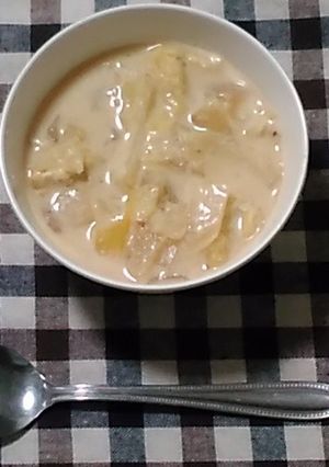 ダイエットにぴったり 豆乳スープ-レシピのメイン写真