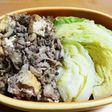 豚細と厚揚げ豆腐と舞茸deヘルシー炒め