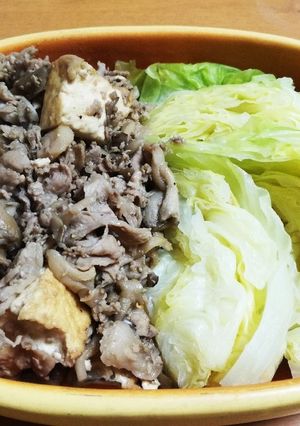 豚細と厚揚げ豆腐と舞茸deヘルシー炒め-レシピのメイン写真