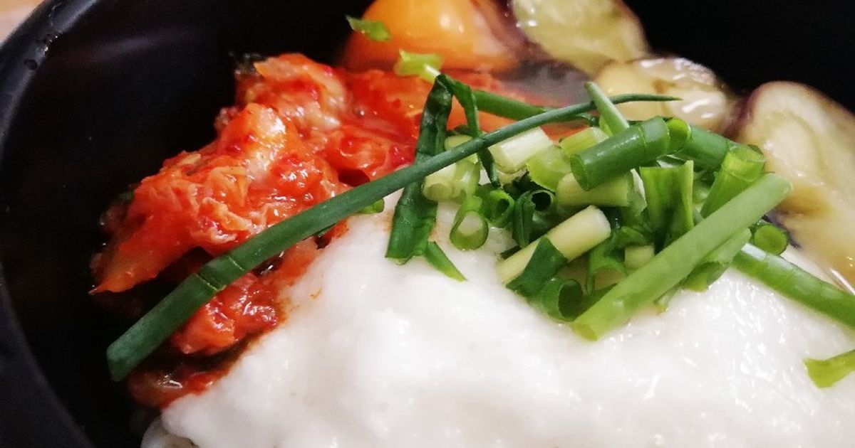 キムとろぶっかけ素麺 by 桃川モネ 【クックパッド】 簡単おいしい