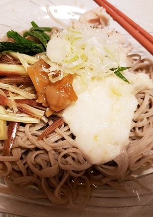 さっぱり夏麺梅しそ冷やし蕎麦-レシピのメイン写真