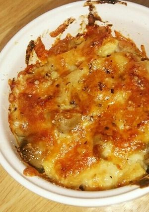 しめじと油揚げの味噌チーズ焼き-レシピのメイン写真