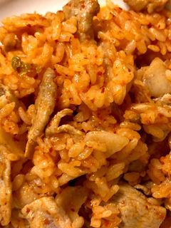 簡単!豚キムチ炒飯-レシピのメイン写真