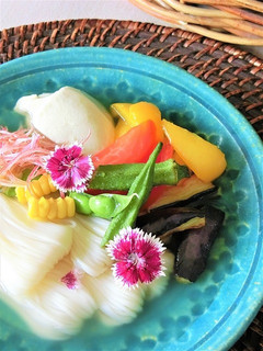 そうめんと豆腐の冷製あんかけ☆七夕-レシピのメイン写真