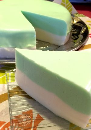 ペパーミント☆ヨーグルトケーキ…ムース？-レシピのメイン写真