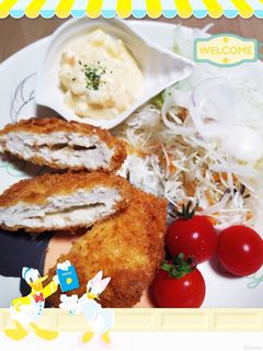 ヘルシーな鶏ササミのチーズメンチカツ-レシピのメイン写真