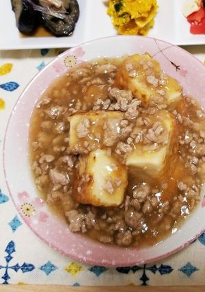 厚揚げのそぼろあんかけ-レシピのメイン写真
