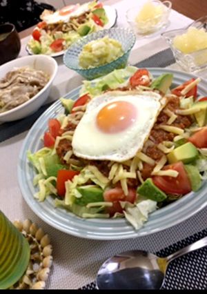 残りのミートソースで簡単本格タコライス♡-レシピのメイン写真