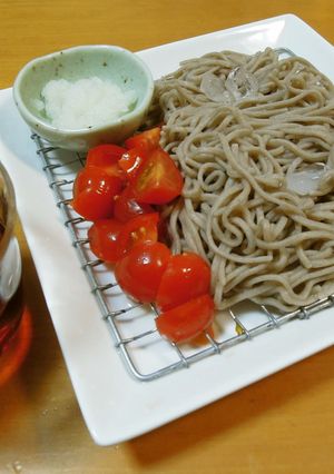 初夏冷しミニトマト十割蕎麦-レシピのメイン写真