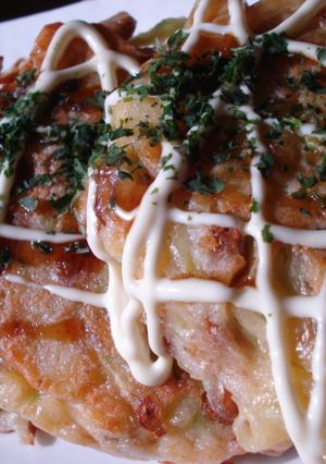 ✿納豆入りお好み焼き✿-レシピのメイン写真