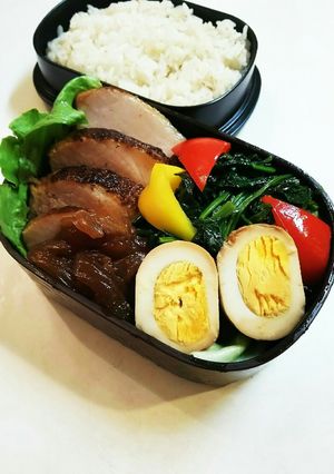 お弁当 (7/6) 煮豚-レシピのメイン写真