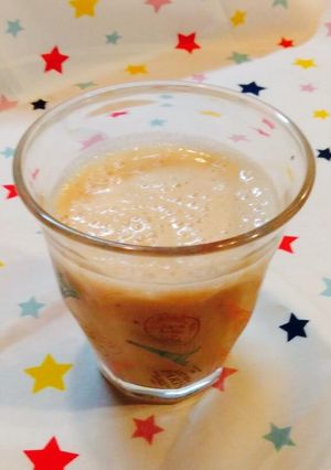 朝活！快腸！甘酒豆乳でバナナジュース-レシピのメイン写真