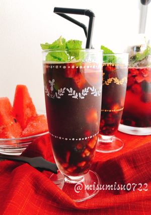 ミックスベリーの炭酸出しコーヒー(動画有-レシピのメイン写真