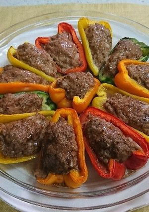 ピーマン肉づめ-レシピのメイン写真