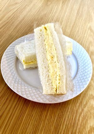 ふわふわ玉子のサンドウィッチ♫-レシピのメイン写真