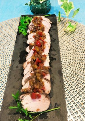 赤ワインでしっとりやわらかローストポーク-レシピのメイン写真