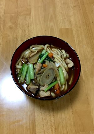 大人の給食☆田舎うどん-レシピのメイン写真