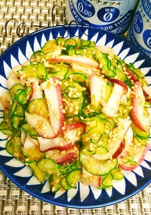簡単♪タコときゅうりの辛子胡麻酢味噌和え-レシピのメイン写真