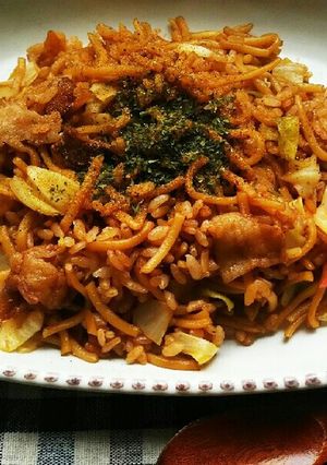 Fried noodle rice!-レシピのメイン写真