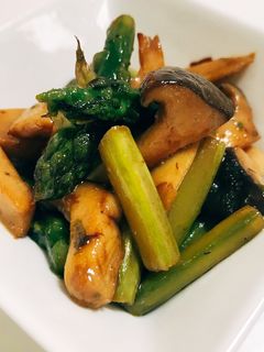 アスパラとエリンギのバター醤油炒め-レシピのメイン写真
