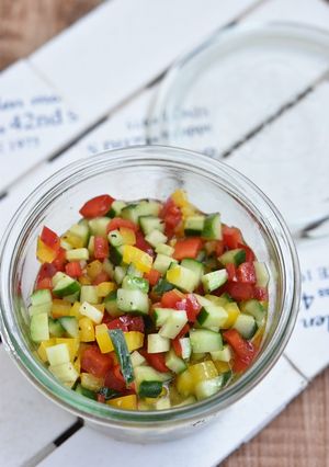 彩り夏野菜のレモンソース【作り置き】-レシピのメイン写真