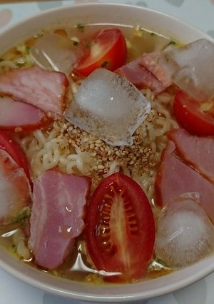 簡単‼️手抜き‼️冷やし塩ラーメン-レシピのメイン写真
