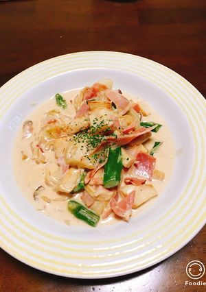 余ったお餅で☆クリーミーもちニョッキ-レシピのメイン写真