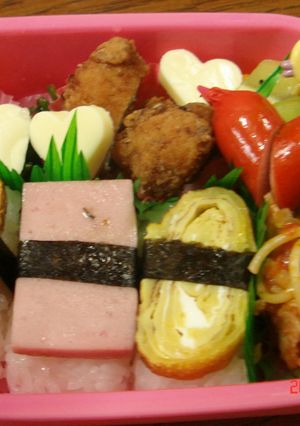 ニコニコ　キャラ弁当-レシピのメイン写真