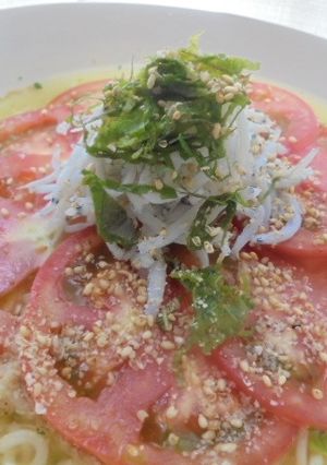 夏休みに♪簡単さっぱり！冷やし塩ラーメン-レシピのメイン写真