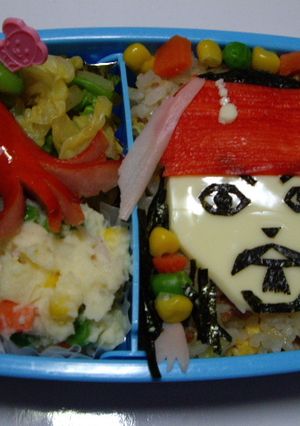 キャラ弁　ジャックスパロウ-レシピのメイン写真