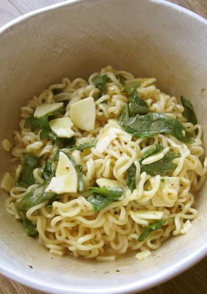 カルボナーラ風冷やし味噌ラーメン-レシピのメイン写真