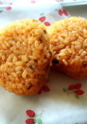 【使いきり】高菜焼きおにぎり-レシピのメイン写真