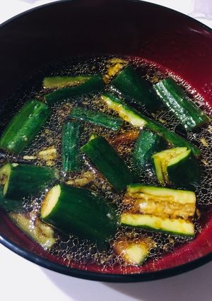 きゅうり+酢+醤油+ごま油-レシピのメイン写真