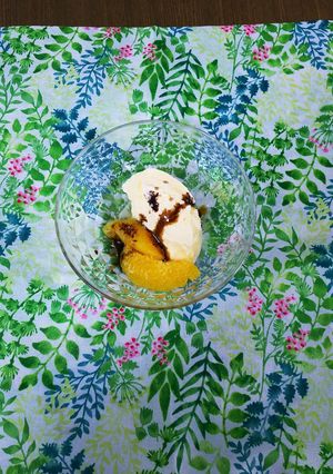バニラアイスのバルサミコ酢がけ-レシピのメイン写真