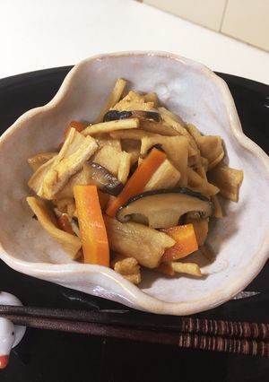 顆粒だしで簡単！割り干し大根の煮物-レシピのメイン写真