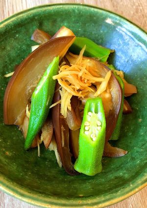 なすとオクラの針生姜醤油！-レシピのメイン写真