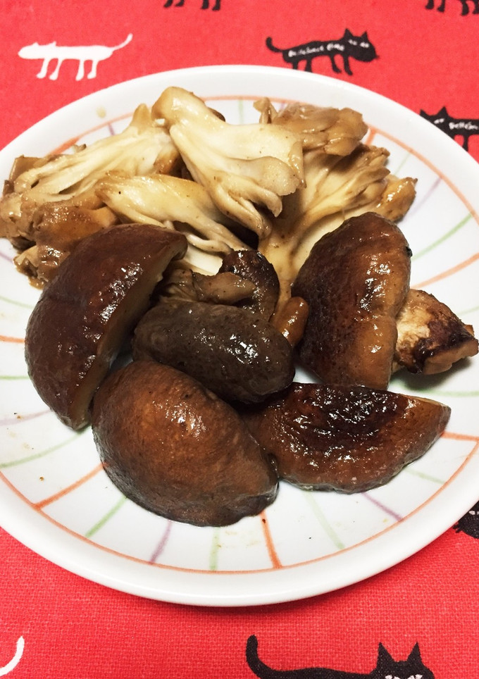 椎茸と舞茸のバター醤油焼き-レシピのメイン写真