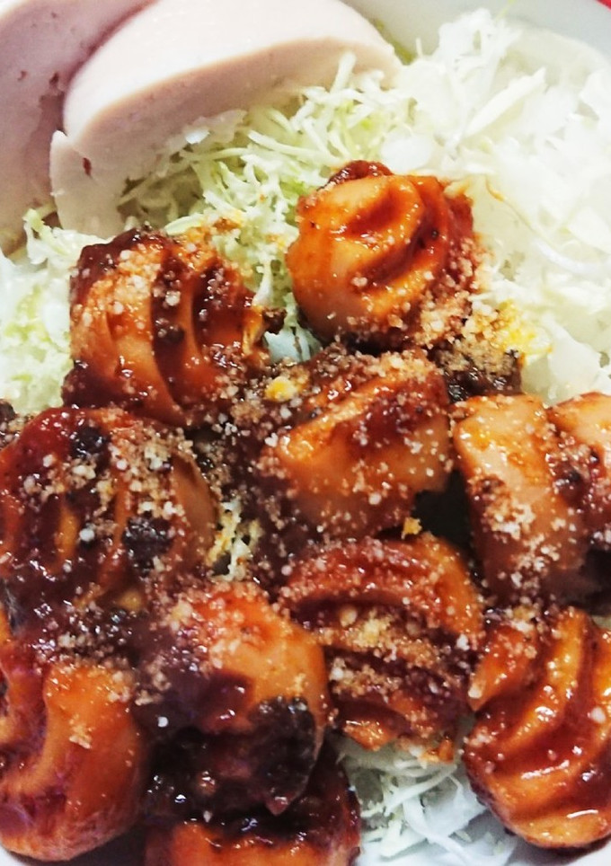 魚肉ソーセージのミートソース炒め-レシピのメイン写真