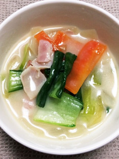 青梗菜のクリーム煮☆簡単-レシピのメイン写真